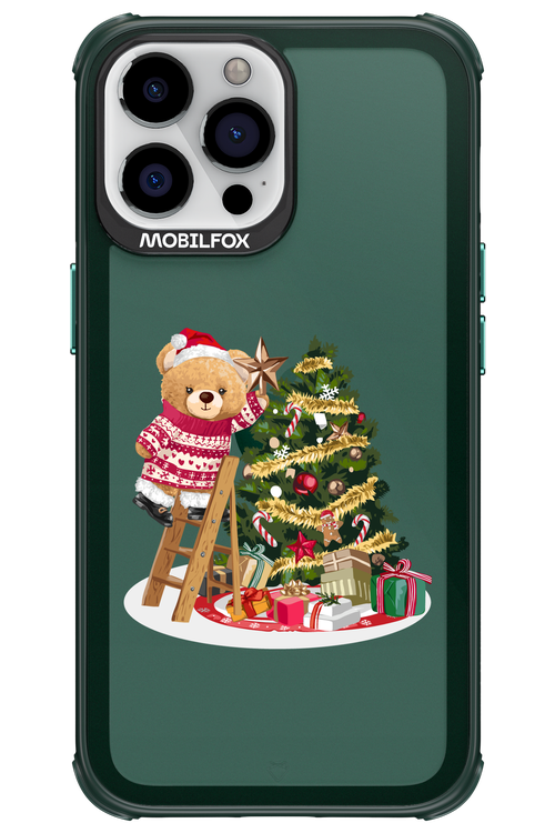 Christmas Bear (Transparent) - Apple iPhone 13 Pro Max