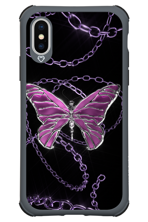 Butterfly Necklace - Apple iPhone XS