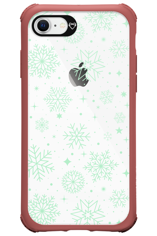 Tiffany's Snowflakes - Apple iPhone 8