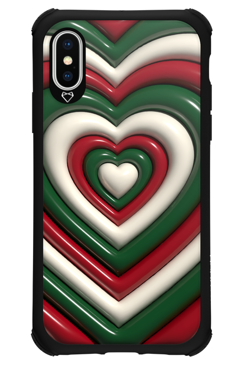 XMAS Hearts - Apple iPhone X