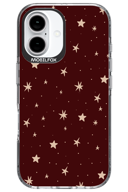 Burgundy Stars - Apple iPhone 16
