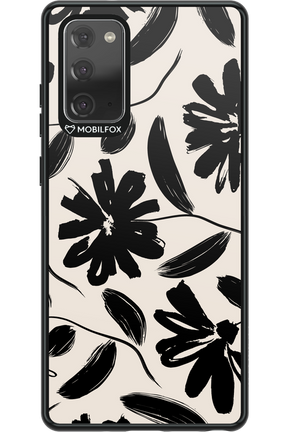 Monochrome Flowerss - Samsung Galaxy Note 20