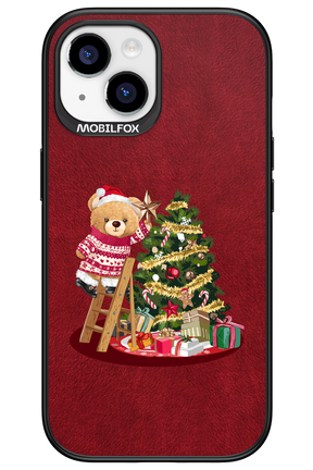 Christmas Bear (Burgundy) - Apple iPhone 15