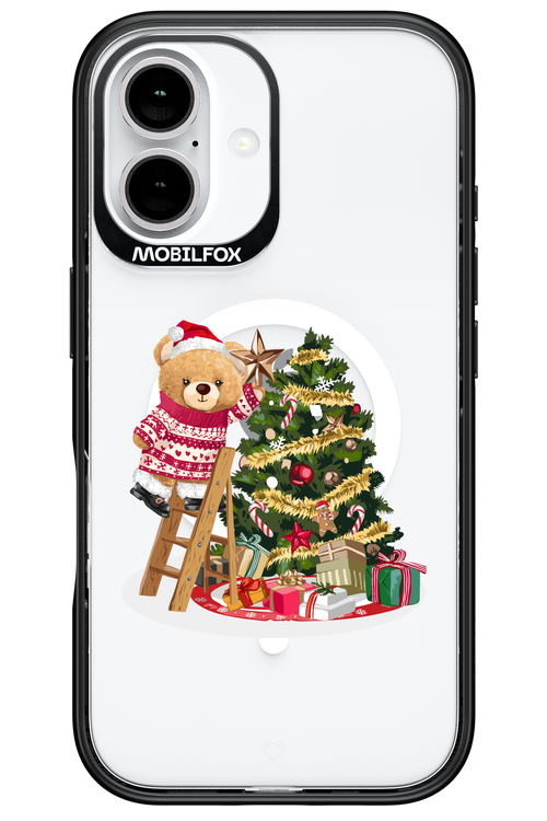 Christmas Bear (Transparent) - Apple iPhone 16