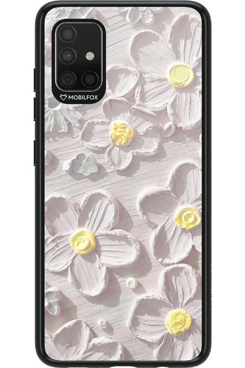 White Flowers 2.0 - Samsung Galaxy A51