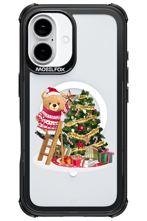 Christmas Bear (Transparent) - Apple iPhone 16