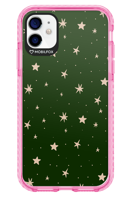 Forest Green Stars - Apple iPhone 11