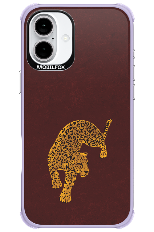Burgundy Leopard - Apple iPhone 16 Plus