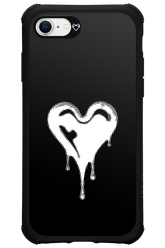 Heart Black - Apple iPhone SE 2022