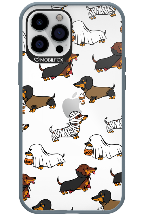 Scary Dachshund (Transparent) - Apple iPhone 12 Pro Max