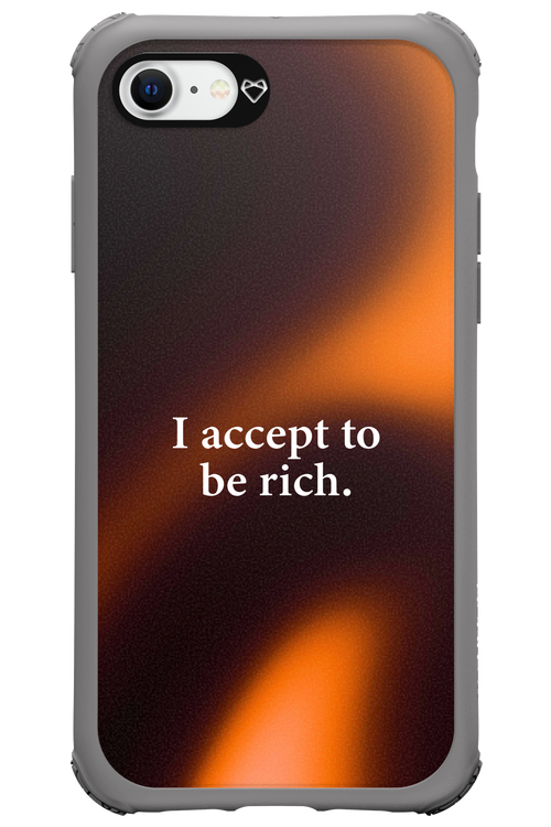 I accept to be rich - Apple iPhone SE 2020