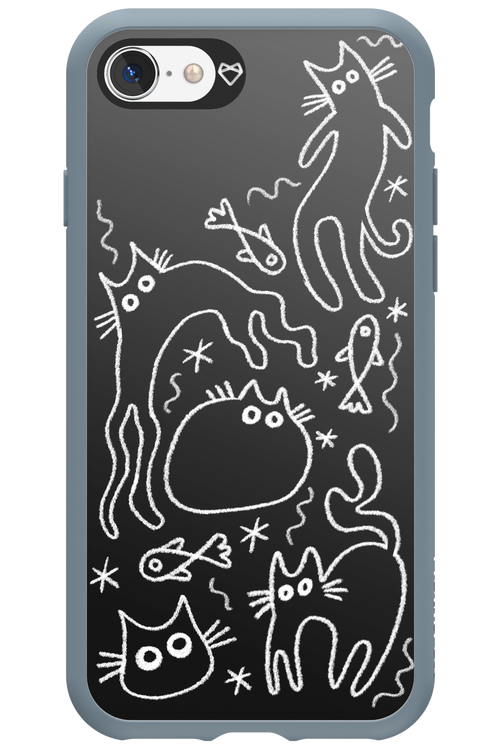 CHALK_CATS - Apple iPhone 8