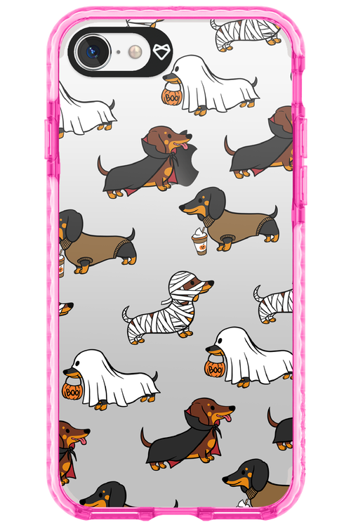 Scary Dachshund (Transparent) - Apple iPhone 7