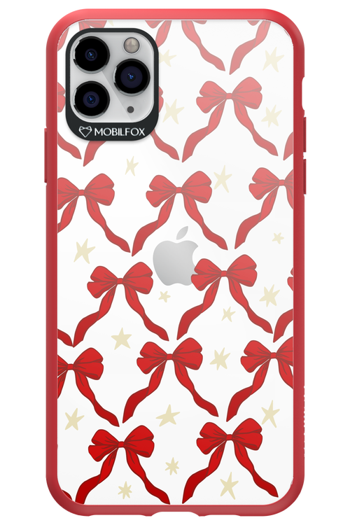 Bow & Stars (Transparent) - Apple iPhone 11 Pro Max