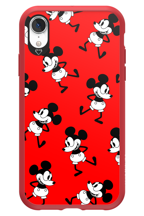 Iconic Mouse (red pattern) - Apple iPhone XR