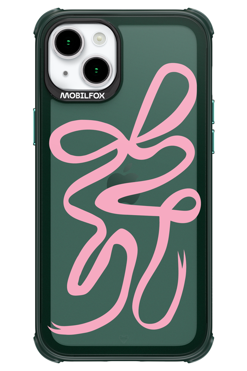 Pink Bow - Apple iPhone 15 Plus