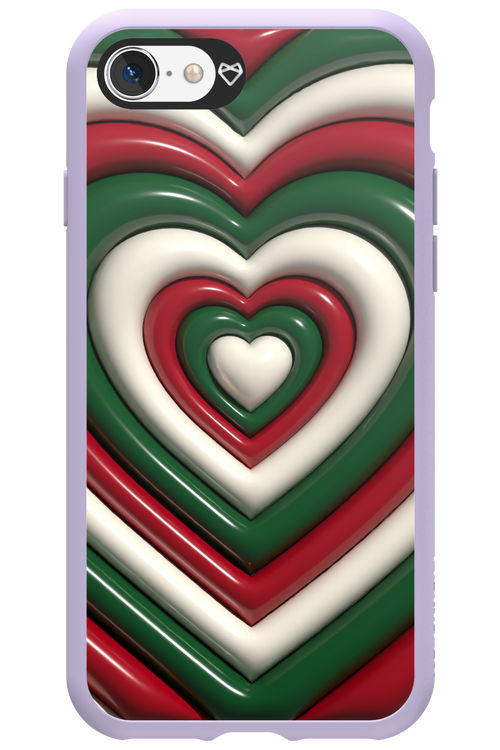 XMAS Hearts - Apple iPhone SE 2022