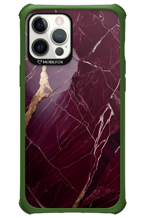 Burgundy Marble - Apple iPhone 12 Pro Max