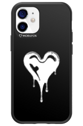 Heart Black - Apple iPhone 12 Mini