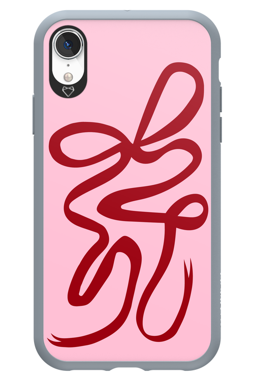 Burgundy Bow - Apple iPhone XR