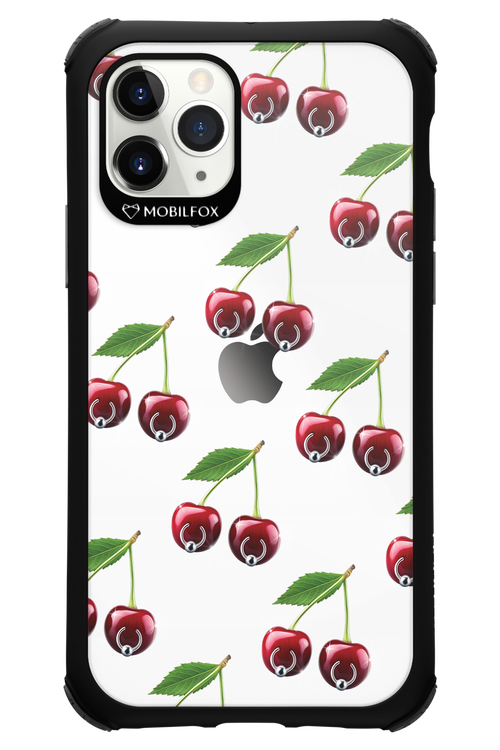 Spicy Cherries Transparent - Apple iPhone 11 Pro