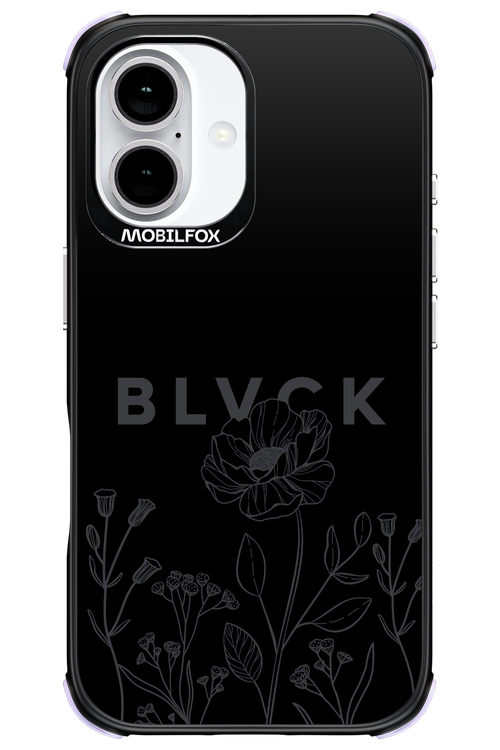 Black Flowers - Apple iPhone 16