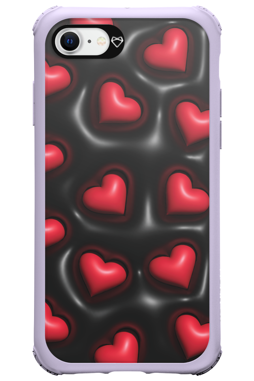 Hearts in love - Apple iPhone 8