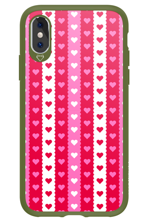 Christmas Heart Biscuit - Apple iPhone X