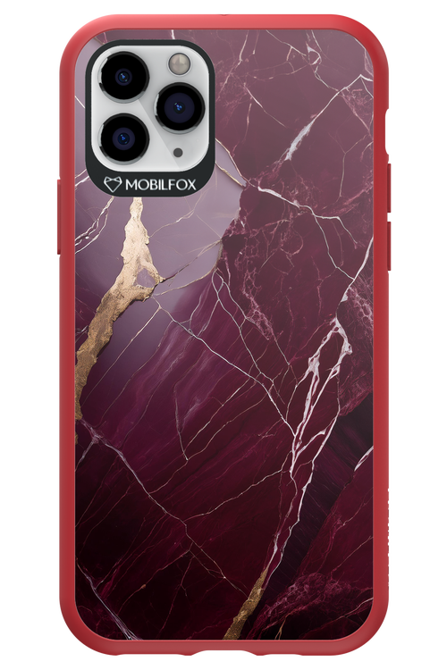 Burgundy Marble - Apple iPhone 11 Pro