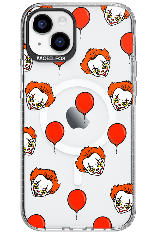 Mystery Clown (Transparent) - Apple iPhone 15 Plus