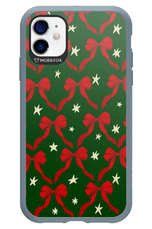 Bow & Stars (Green) - Apple iPhone 11