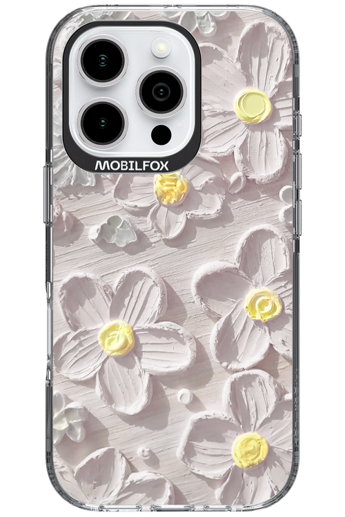 White Flowers - Apple iPhone 16 Pro