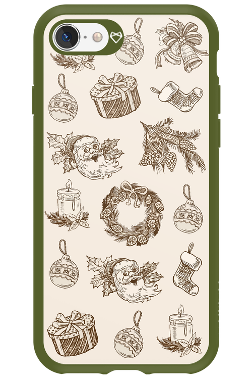 Christmas Paper - Apple iPhone SE 2020