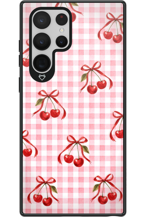 Pink Cherry Checked 2.0 - Samsung Galaxy S22 Ultra