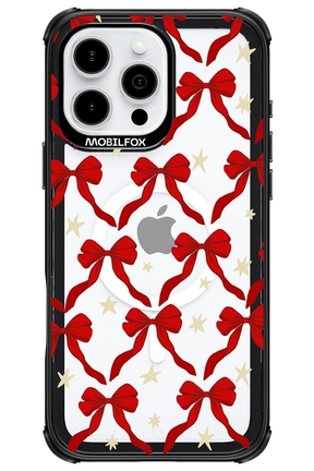 Bow & Stars (Transparent) - Apple iPhone 16 Pro Max