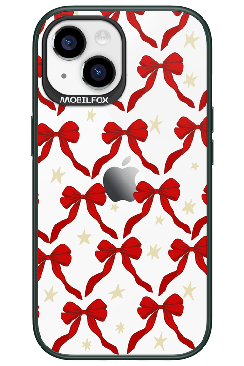 Bow & Stars (Transparent) - Apple iPhone 15