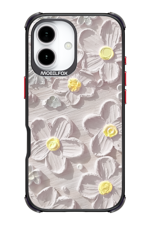 White Flowers - Apple iPhone 17