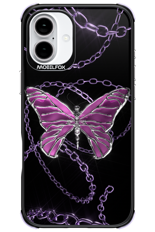 Butterfly Necklace - Apple iPhone 16 Plus