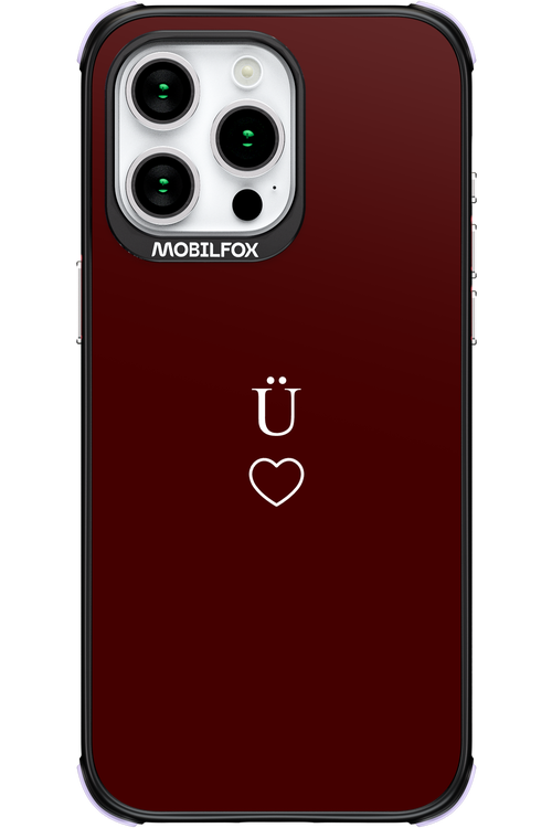 U Burgundia II 2.0 - Apple iPhone 15 Pro Max