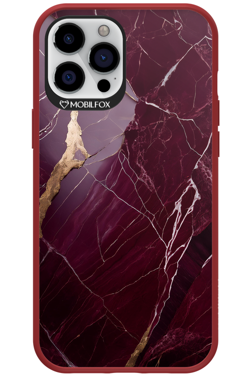 Burgundy Marble - Apple iPhone 12 Pro Max