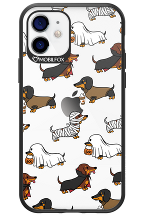 Scary Dachshund (Transparent) - Apple iPhone 12