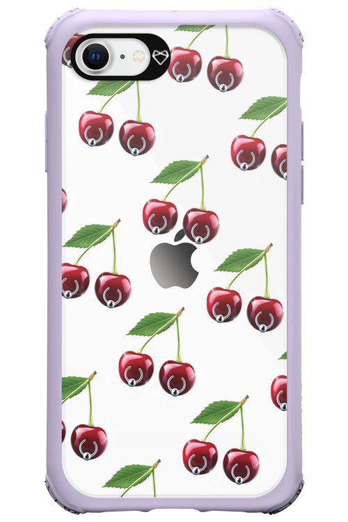 Spicy Cherries Transparent - Apple iPhone SE 2020