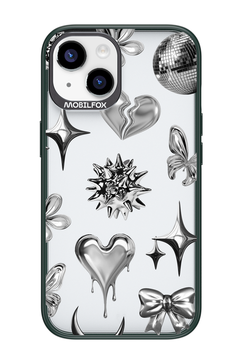 Silver Zone Transparent - Apple iPhone 14