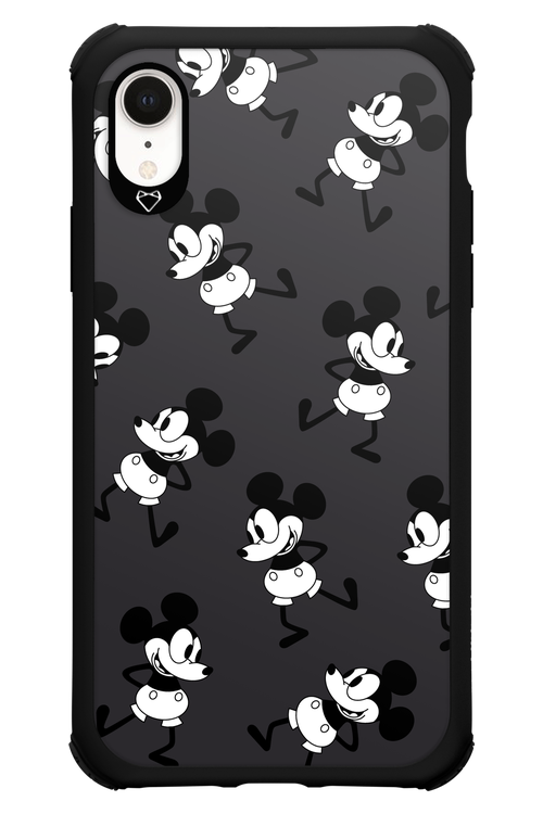 Iconic Mouse (antracite pattern) - Apple iPhone XR