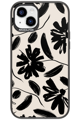 Monochrome Flowerss 2.0 - Apple iPhone 15 Plus