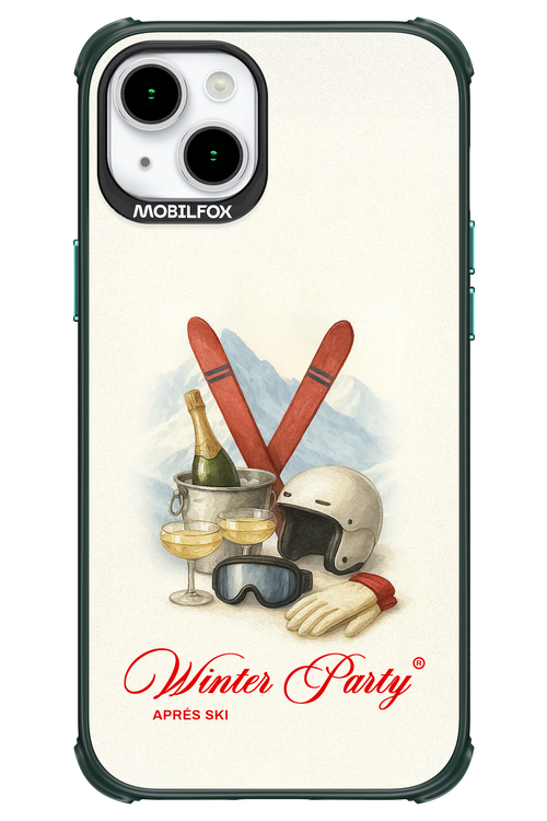 Winter Ski Party - Apple iPhone 15 Plus