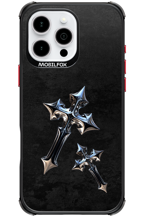 Chrome Crosses - Apple iPhone 16 Pro Max