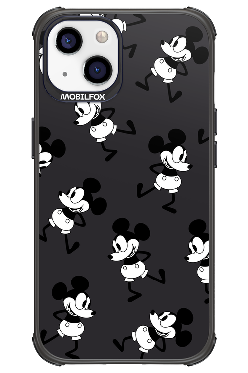 Iconic Mouse (antracite pattern) - Apple iPhone 13