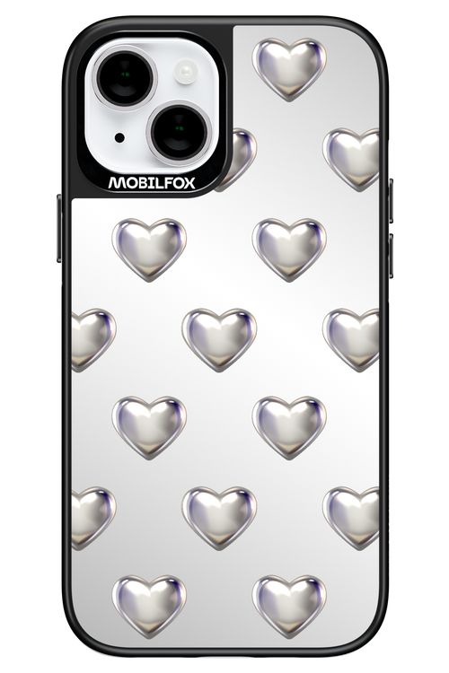 Shiny Hearts Mirror - Apple iPhone 14