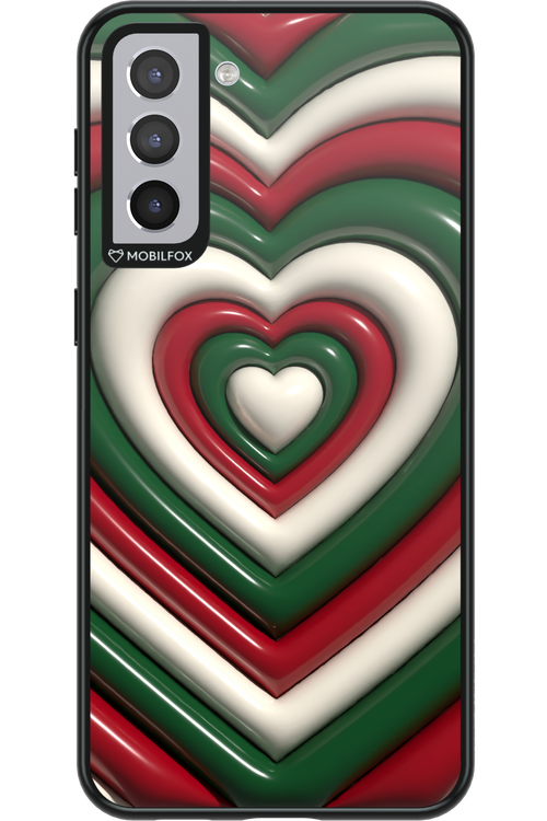 XMAS Hearts - Samsung Galaxy S21+